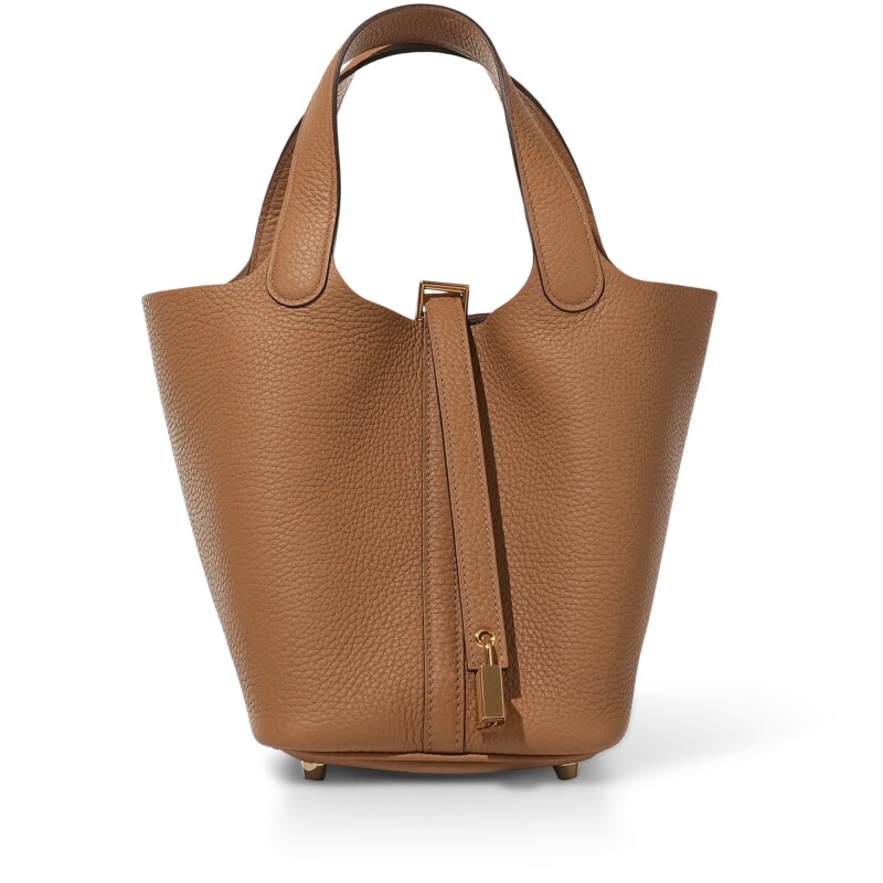 Hermès Biscuit Clemence Picotin Lock 18 Gold Hardware - Image 1